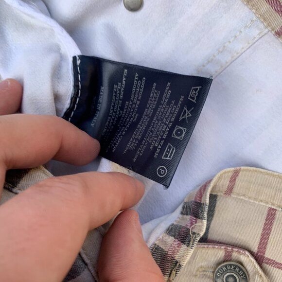 Vintage Burberry London Novacheck Bomber Jacket Size 6 - Picture 10 of 16